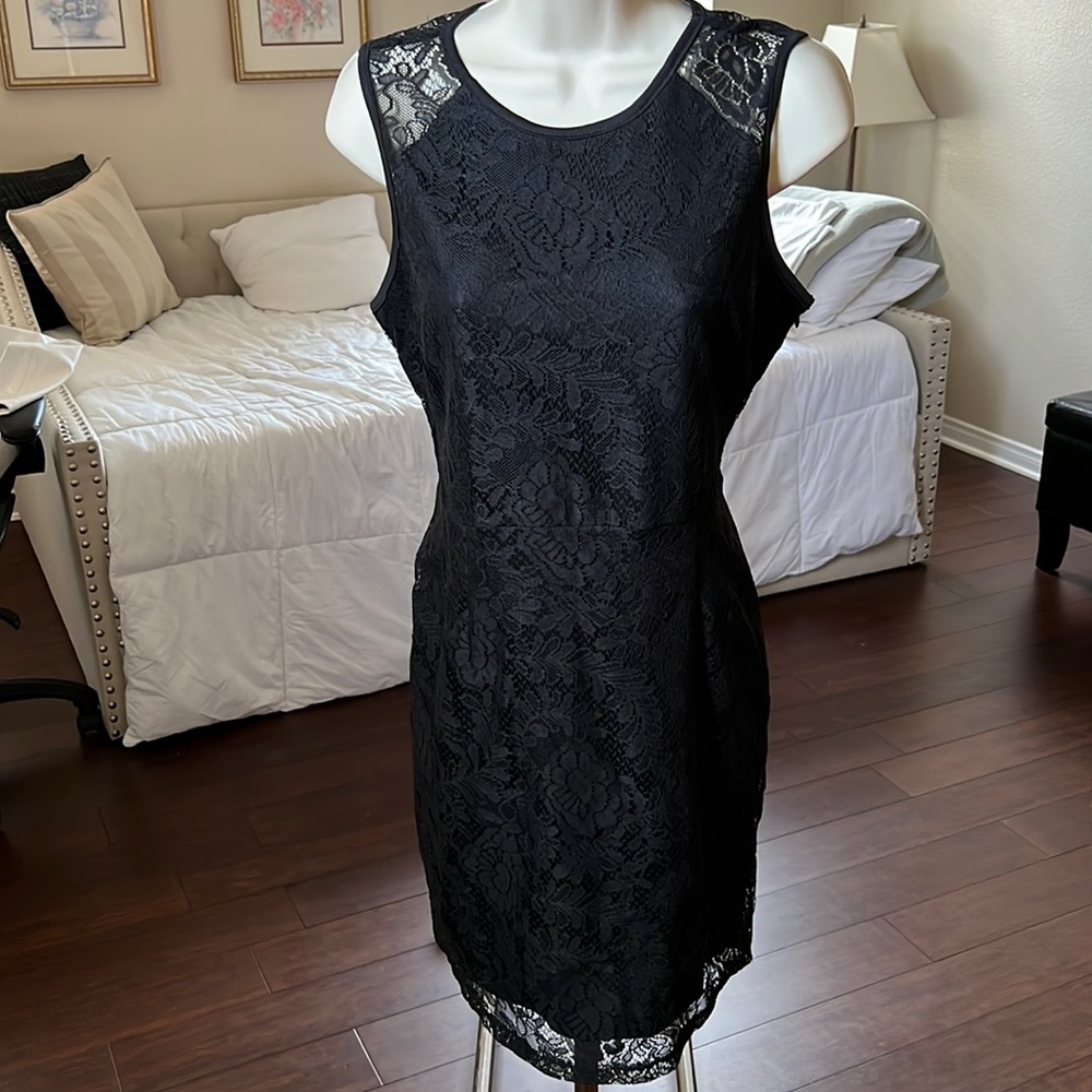 NORDSTROM JACK BLACK LACE BODYCON DRESS